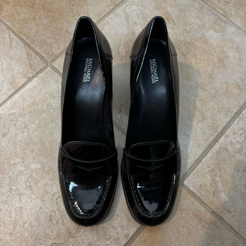 MICHAEL Michael Kors Buchanan Loafer Pumps Patent Leather Size 11 - Picture 3 of 6